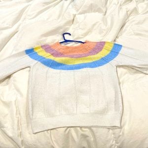 Girls 12 colorful sweater